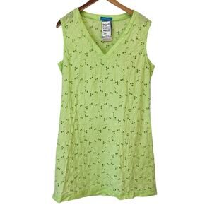 Fresh Produce Lemongrass Eyelet Cover Up NWT Women’s Large Cotton Beach/Resort